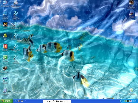 watery desktop 3d desktop 3d will animate your wallpaper with effects of water, such as waves and a